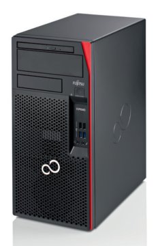 Fujitsu ESPRIMO P558 Intel® Core™ i7 i7-8700 8 GB DDR4-SDRAM 2 TB HDD Windows 10 Pro Micro Tower PC Nero, Rosso