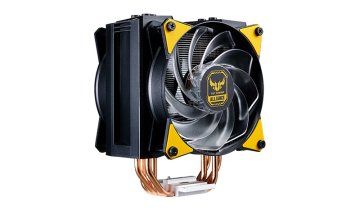 Cooler Master MasterAir MA410M Processore Refrigeratore 12 cm Nero, Giallo