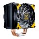 Cooler Master MasterAir MA410M Processore Refrigeratore 12 cm Nero, Giallo 2