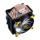 Cooler Master MasterAir MA410M Processore Refrigeratore 12 cm Nero, Giallo 4