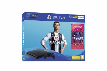 Sony PlayStation 4 Slim + FIFA 19 500 GB Wi-Fi Nero