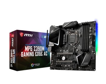 MSI MPG Z390M GAMING EDGE AC Intel Z390 LGA 1151 (Socket H4) micro ATX