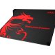 MSI THUNDERSTORM Mouse Pad Tappetino per mouse per gioco da computer Nero, Rosso 5