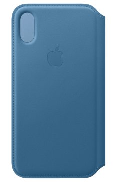Apple MRX02ZM/A custodia per cellulare 14,7 cm (5.8") Custodia a libro Blu