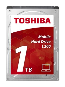 Toshiba L200 1TB disco rigido interno 5400 Giri/min 8 MB 2.5" SATA