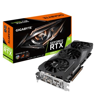 GIGABYTE GAMING GV-N208TGAMING OC-11GC NVIDIA GeForce RTX 2080 Ti 11 GB GDDR6