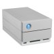 LaCie 2big Dock Thunderbolt 3 12TB array di dischi Desktop Grigio 10
