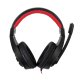 Gembird GHS-01 cuffia e auricolare Cablato A Padiglione Gaming Nero, Rosso 3