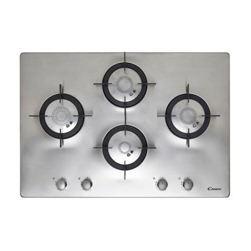 Candy CFX 74 P piano cottura Acciaio inox Da incasso Gas 4 Fornello(i)