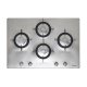 Candy CFX 74 P piano cottura Acciaio inox Da incasso Gas 4 Fornello(i) 2