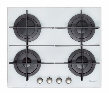 Candy Timeless CVG 64 STGB Bianco Da incasso Gas 4 Fornello(i)