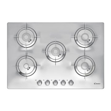 Candy CFX 75 Acciaio inox Da incasso Gas 5 Fornello(i)