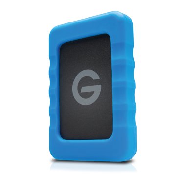 G-Technology G-DRIVE ev RaW disco rigido esterno 4 TB 7200 Giri/min 2.5" Micro-USB B 3.2 Gen 1 (3.1 Gen 1) Nero, Blu