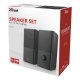 Trust Teros Speaker Set 2-vie Nero Cablato 12 W 4