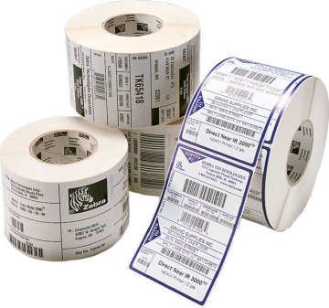 Zebra Z-Perform 1000T Bianco Perm Adhesive