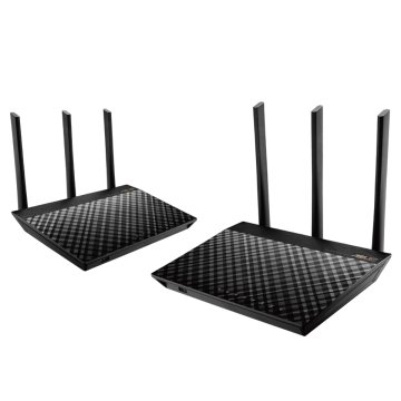 ASUS AiMesh AC1900 router wireless Gigabit Ethernet Dual-band (2.4 GHz/5 GHz) Nero
