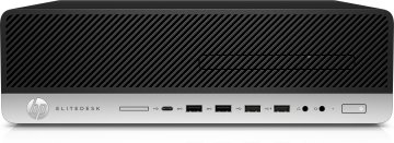HP EliteDesk 800 G4 Intel® Core™ i5 i5-8500 8 GB DDR4-SDRAM 256 GB SSD Windows 10 Pro SFF PC Nero, Argento