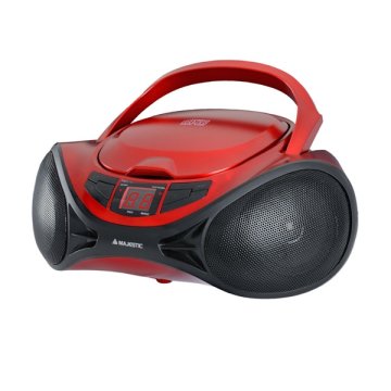 New Majestic AH-1262 AX Analogico e digitale FM Nero, Rosso Riproduzione MP3