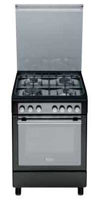 81324 - Hotpoint CX65S72 (A) IT/HA H cucina Gas Nero - Cucine a gas -  Cottura - Negozi Elettronica Roma - Radionovelli