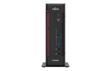 Fujitsu ESPRIMO Q958 Intel® Core™ i5 i5-8500T 8 GB DDR4-SDRAM 256 GB SSD Windows 10 Pro Mini PC Nero, Rosso