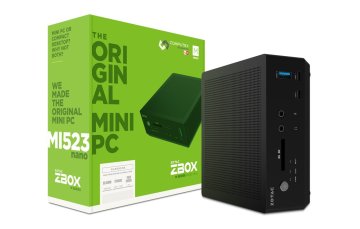 Zotac MI549 Nano Mini PCI Nero i5-7300U Intel SoC BGA 1356 2,6 GHz