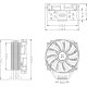 Enermax ETS-T40F-RFA sistema di raffreddamento per computer Processore Refrigeratore 14 cm Alluminio, Bianco 7