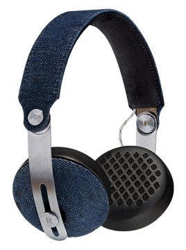 The House Of Marley RISE BT Auricolare Wireless A Padiglione Musica e Chiamate Bluetooth Nero, Blu