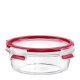EMSA Clip & Close Glas Rotondo Scatola 0,6 L Rosso, Trasparente 1 pz 2