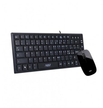 Adj KT302 tastiera Mouse incluso Universale USB QWERTY Italiano Nero