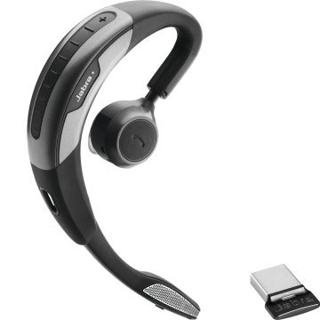 Jabra Motion UC+ MS Auricolare Wireless A clip Musica e Chiamate Bluetooth Nero, Argento