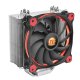 Thermaltake Riing Silent 12 Processore Raffreddatore d'aria 12 cm Nero, Rosso, Argento 2
