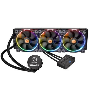 Thermaltake Water 3.0 Riing RGB 360 Processore Raffreddatore di liquidi tutto in uno 12 cm Nero