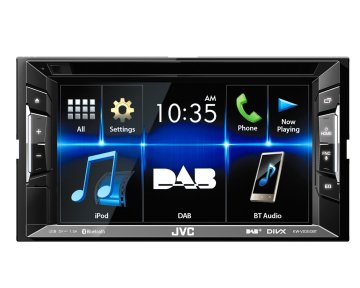 JVC KW-V235DBT Ricevitore multimediale per auto Nero Bluetooth