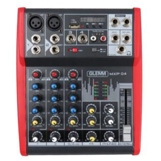 Karma Italiana MXP04 mixer audio 4 canali 20 - 20000 Hz Nero