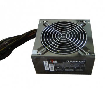itek ITSSP600 alimentatore per computer 600 W Nero