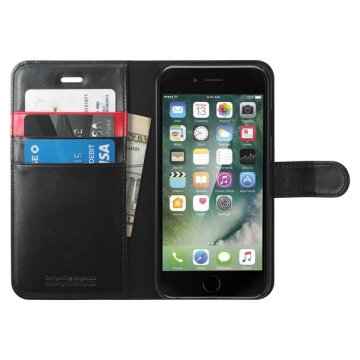 Spigen 042CS20545 custodia per cellulare 11,9 cm (4.7") Custodia a borsellino Nero