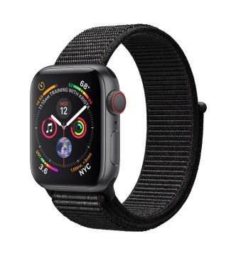 Apple Watch Series 4 OLED 40 mm Digitale 324 x 394 Pixel Touch screen 4G Grigio Wi-Fi GPS (satellitare)
