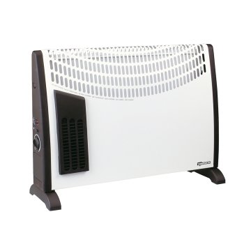 Termozeta TZR17 stufetta elettrica Interno Nero, Bianco 2000 W Stufa elettrica a convezione