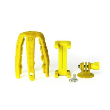 Celly Squiddy treppiede Smartphone/fotocamera di azione 6 gamba/gambe Giallo