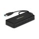 StarTech.com USB 3.0 Mini Dock - Dual Monitor USB-A Docking Station con DisplayPort 4K 60Hz e Gigabit Ethernet - Cavo di 30 cm - Adattatore portatile USB 3.1 Gen 1 Type-A per notebook/laptop 2