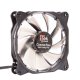 itek Cosmo Flow Case per computer Ventilatore 12 cm Nero, Bianco 2