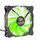 itek Cosmo Flow Case per computer Ventilatore 12 cm Nero, Verde 2