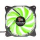 itek Cosmo Flow Case per computer Ventilatore 12 cm Nero, Verde 3