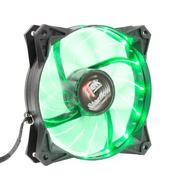 itek Star Flow Case per computer Ventilatore 12 cm Nero