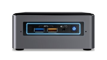 Intel NUC BOXNUC7I7BNHXG PC/stazione di lavoro Intel® Core™ i7 i7-7567U 8 GB DDR4-SDRAM 2 TB HDD Windows 10 UCFF Mini PC Nero, Grigio