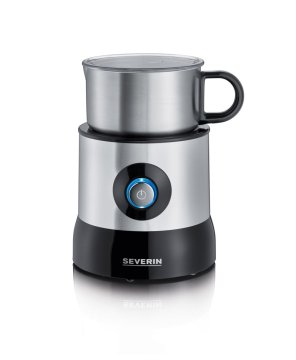 Severin SM 3582 montalatte e scaldalatte Automatico Nero, Stainless steel