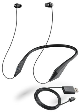 POLY BackBeat 105 Auricolare Wireless In-ear, Passanuca Musica e Chiamate Bluetooth Nero