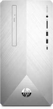 HP Pavilion 595-p0004nl Intel® Core™ i5 8400 8 GB DDR4-SDRAM 1,13 TB HDD+SSD NVIDIA® GeForce® GTX 1050 Windows 10 Home Mini Tower PC Argento