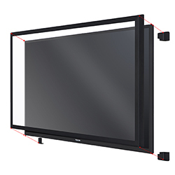 Toshiba TOUCH-49-10P-IR rivestimento per touch screen 124,5 cm (49") Multi-touch USB