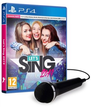 Deep Argento Let's Sing 2019 + Mic PS4 Standard PlayStation 4